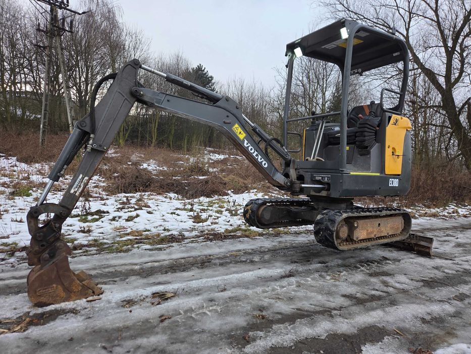 Minikoparka VOLVO EC 18D - 2017r - Brutto, JCB