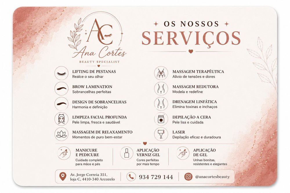 Serviço de estética