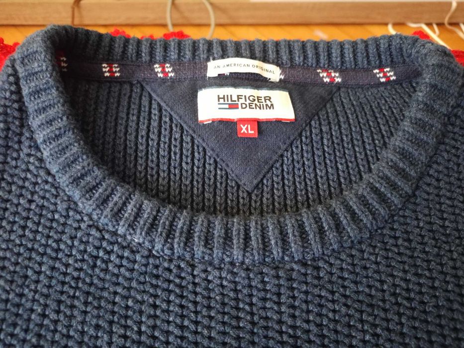 TOMMY HILFIGER Denim Sweter r.XLStan Idealny Okazja