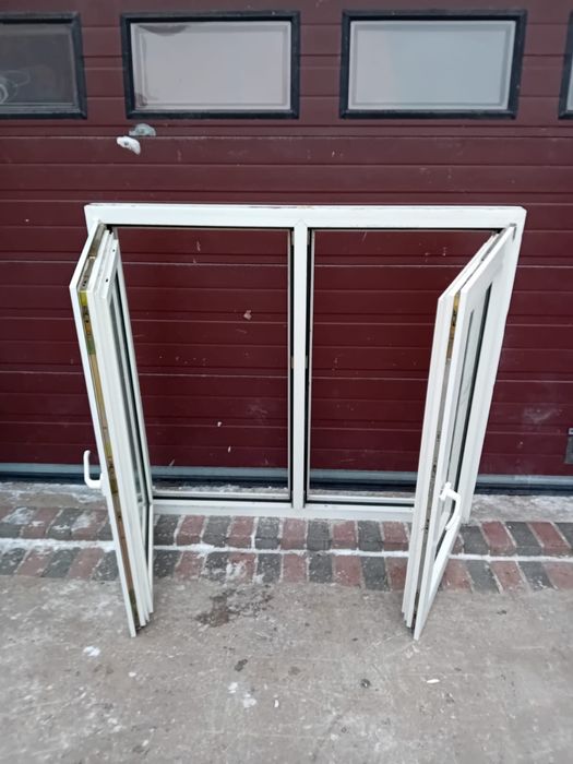 Okna plastikowe pcv 145x132 dwuskrzydłowe DOWÓZ CAŁY KRAJ