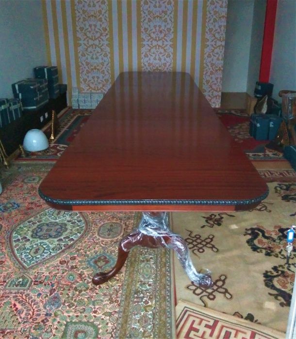 Mesa Jantar Grandes Dimensões Mogno