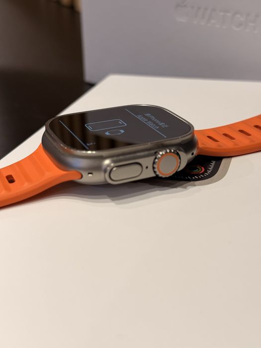 Apple watch ultra 2 49 mm Natural Titanium 100% bateria