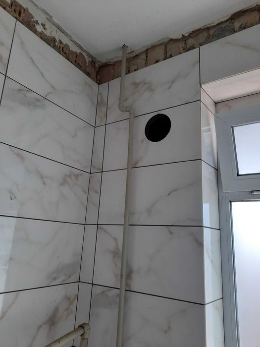 Отвір для рекуператора.Вытяжки.Вентиляция. Алмазное сверление без пили