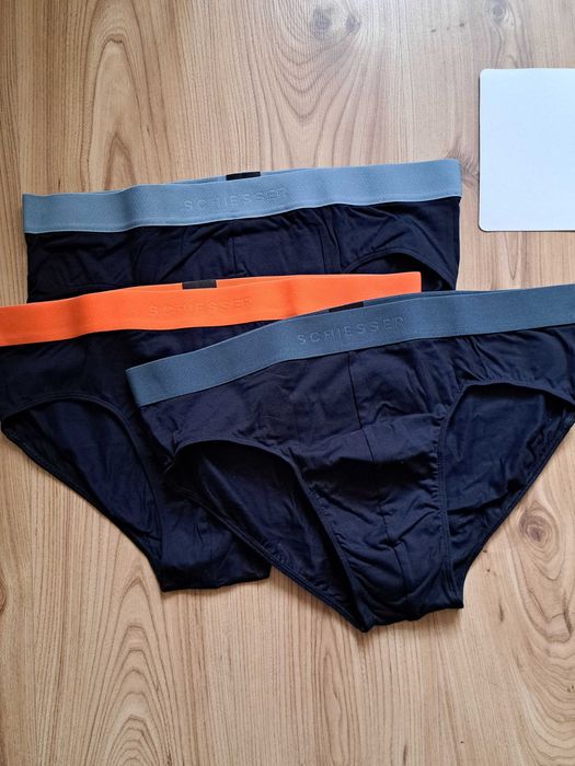 Slipy Męskie Schiesser 3 pak Nowe 3XL