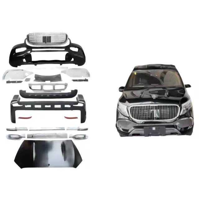 Обвес в стиле Maybach для Mercedes-Benz V-Class и Vito W447 2014- обвіс мерседес-бенц Type GLS з капотом