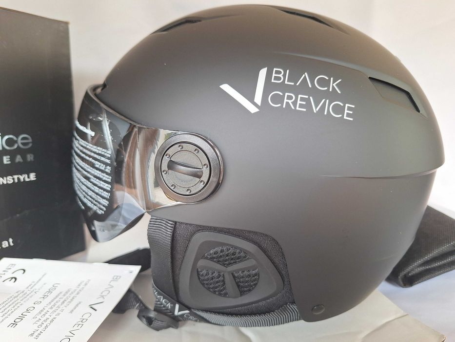 Kask narciarski Black Crevice Kirchberg Black M 54-57cm