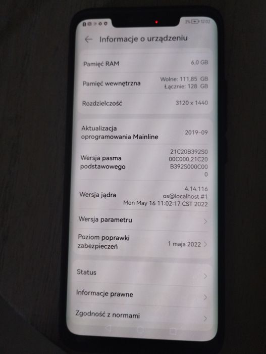 Telefon komórkowy # Huawei mate 20 pro