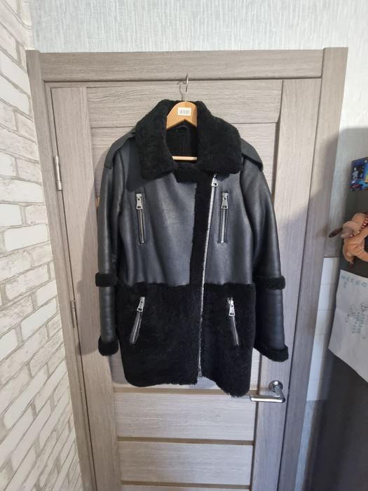 Натуральная кожа Дублёнка авиатор дублянка авіатор з натуральної шкіри