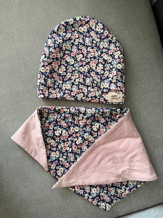 Komplet czapka + chusta Zręczne wystroje