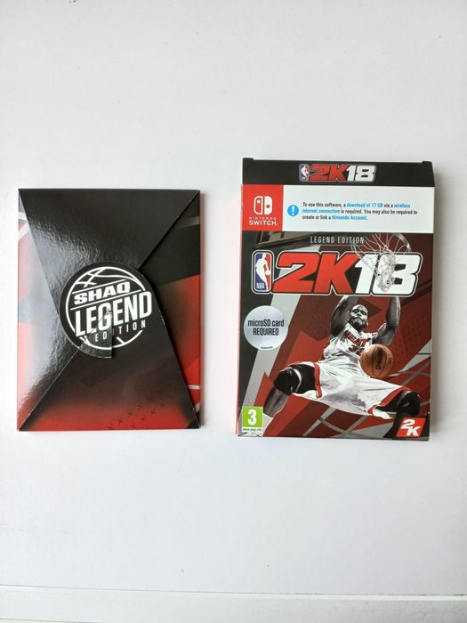 Switch - NBA 2K18 Legend Edition - Coleccionáveis
