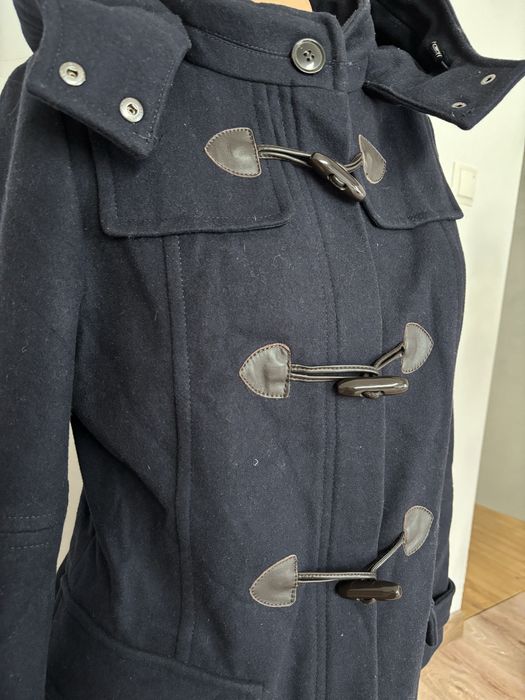 Elegancki plaszcz damski Tommy Hilfiger L 40 welna wiskoza