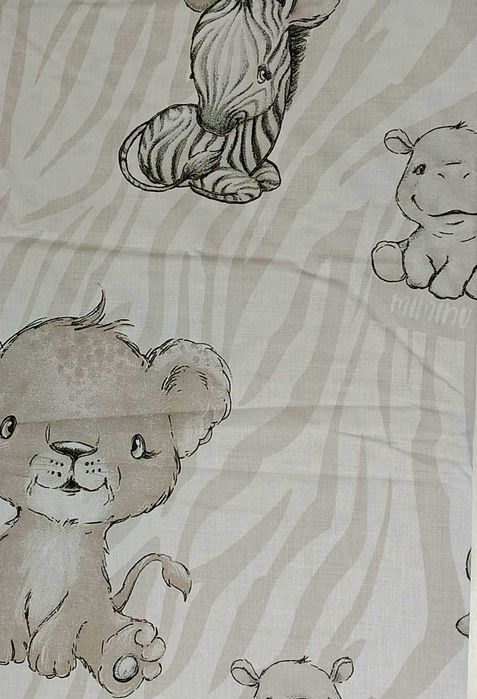 MimiNu, SAFARII , kocyk niemowlęcy, Minky szary 75x100 cm