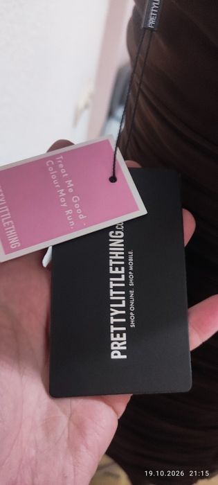Сукня,шоколадна , нова бренд PrettyLittleThing