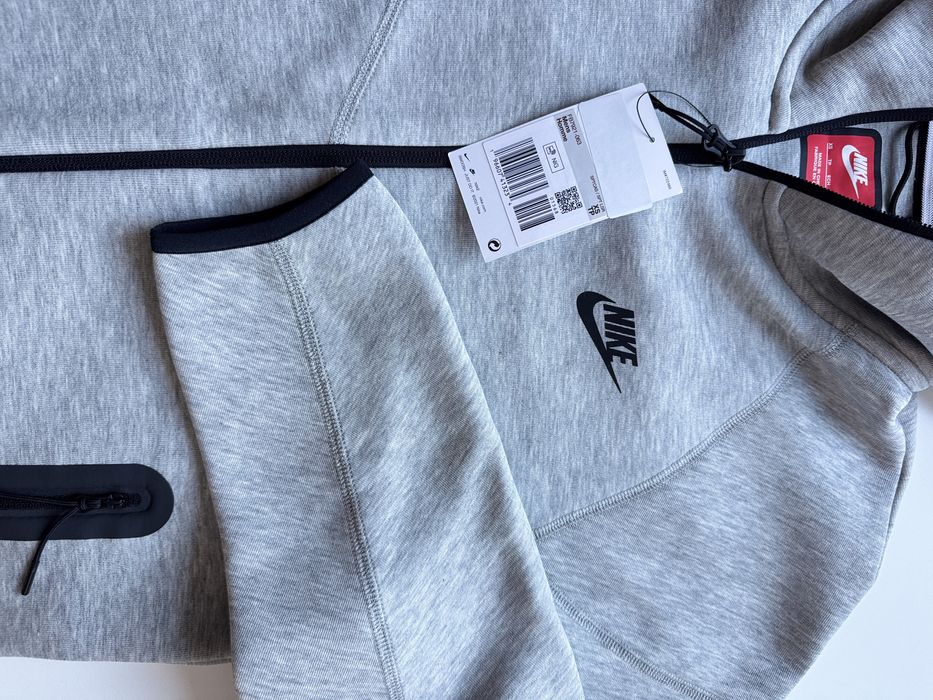 Nowa Nike Tech Fleece rozm XS Dark Grey Heather/Black drill drillstyle