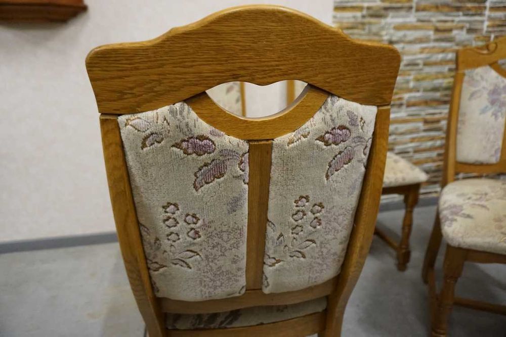 Krzesła Dębowe Komplet 4 sztuki Mega Wygodne     L-204