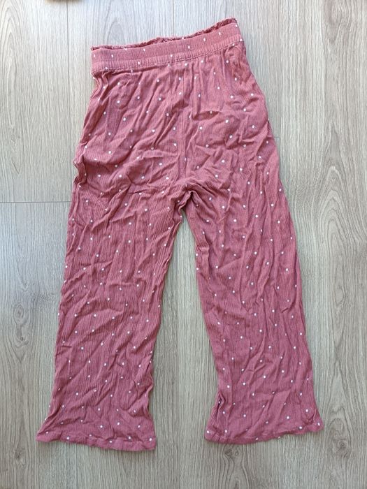 Luźne spodnie z szeroką nogawką