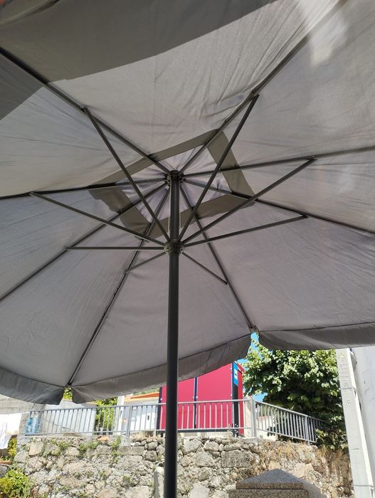 Chapéu de Sol para Jardim Base com Rodas