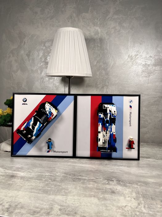 2 Рамки для Lego speed champions BMW M4 GT3 і BMW M Hybrid V8 76922