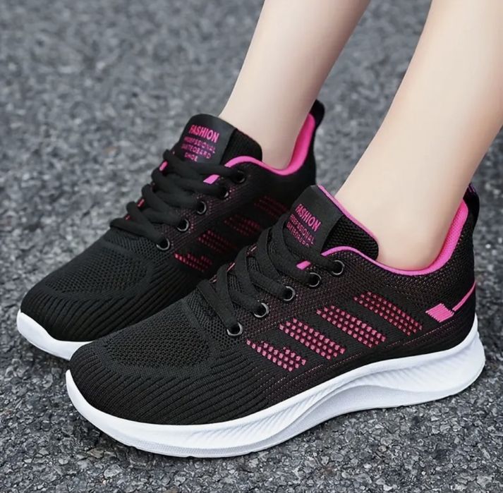 Tenis de malha respirável