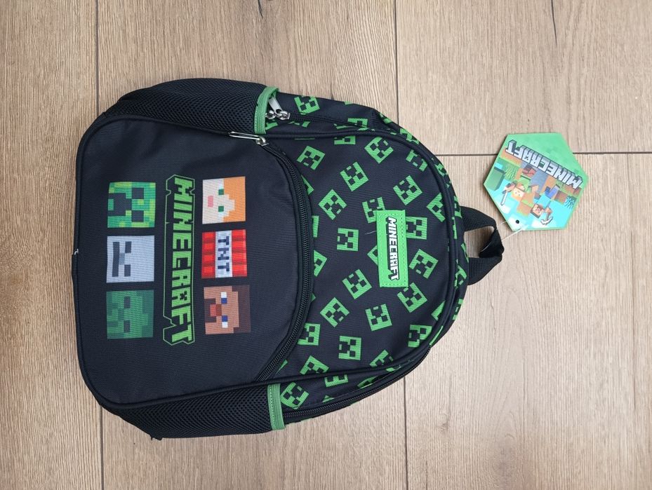 Plecak Minecraft Creeper Astra nowy z metką