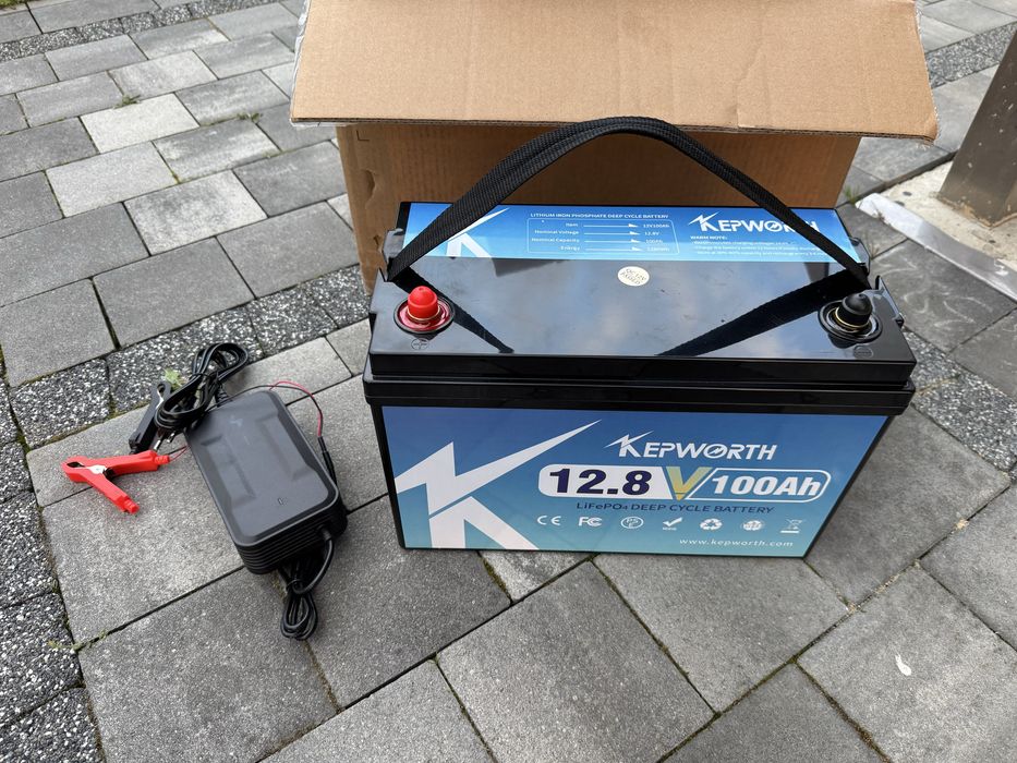 Akumulator LiFePO4 Kepworth 12,8v 100Ah  + ładowarka. off-grid 12V bateria magazyn