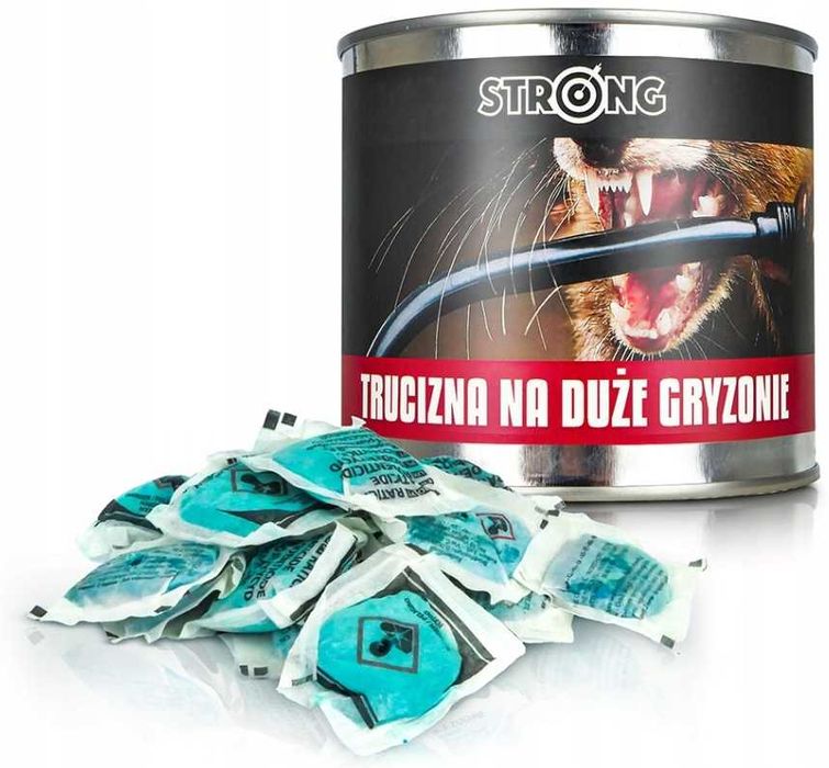 Najmocniejsza Trucizna Trutka Na Duże Gryzonie Pasta Saszetki Strong