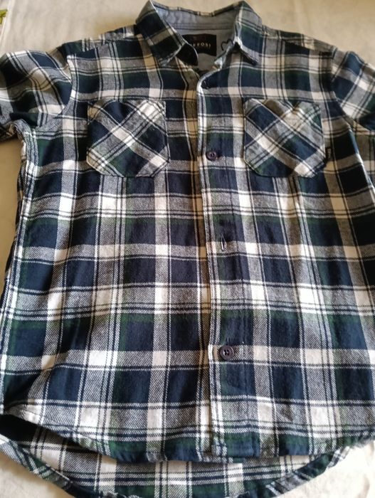 Camisa ao xadrez para rapaz