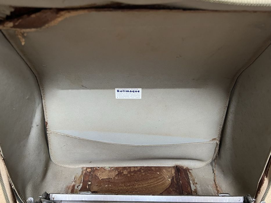 Máquina de escrever vintage Remington Travel-Riter (anos 50)