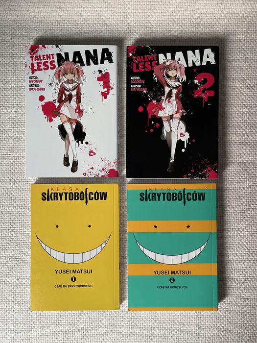 zestaw mang tajemnice, death game, thriller, horror