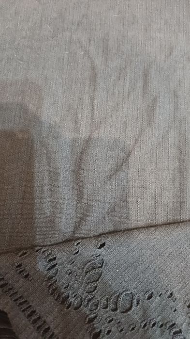 Spódnica czarna ażur frędzle