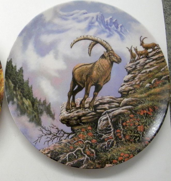 ваза фарфор кобальт винтаж Бавария Германия