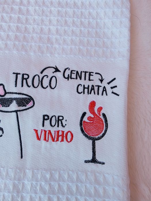 Pano bordado personalizado