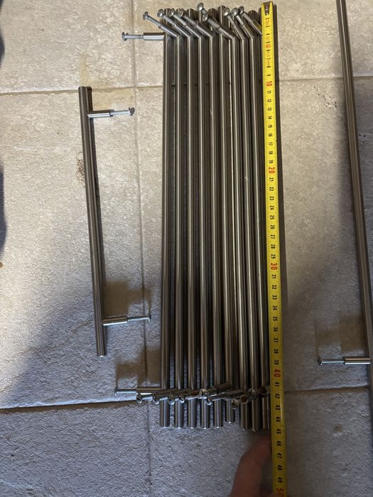 Puxadores inox escovado