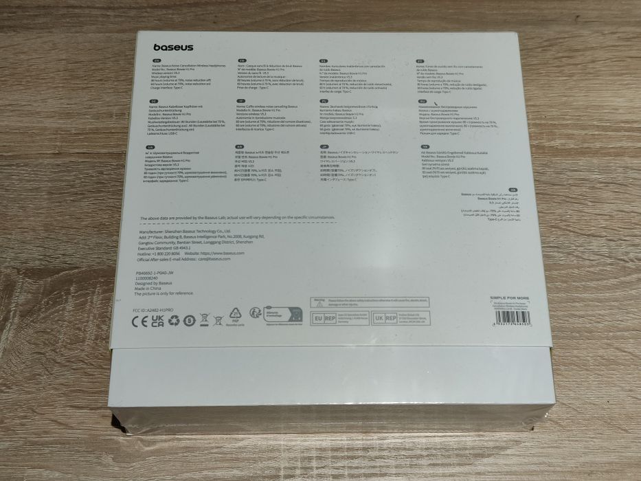Słuchawki bezprzewodowe Baseus Bowie H1-pro ANC