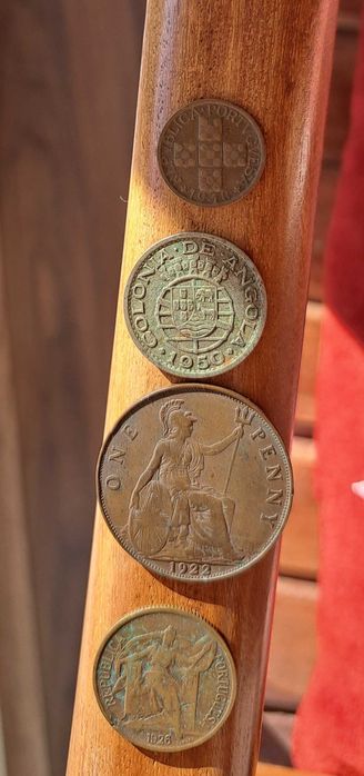 3 Moedas Euro 2004/Centavos1948/50 Centavos/One Penny 1922