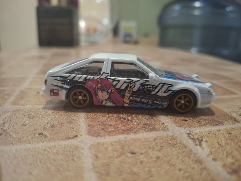 【超希少】Hot Wheels Initial D コラボAE86 ミニカー Premium Hot Wheels Toyota AE86 Sprinter Trueno Mountain Drifters 1