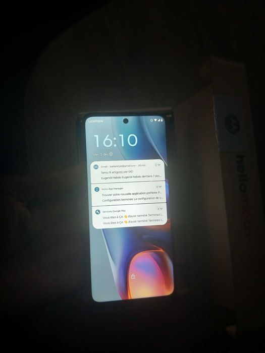 Motorola 15, comprado há 2 semanas.