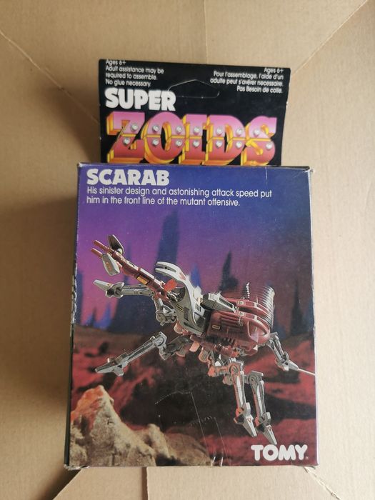 VAZIA!! Caixa Original Zoids Scarab
