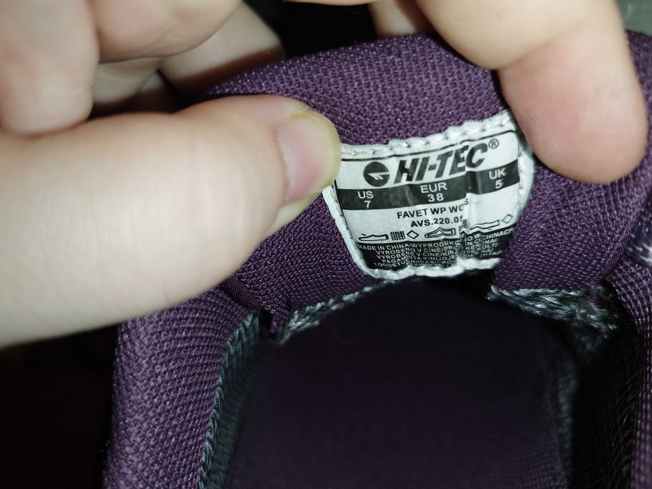 Buty Hi-Tec rozmiar 38 fioletowe