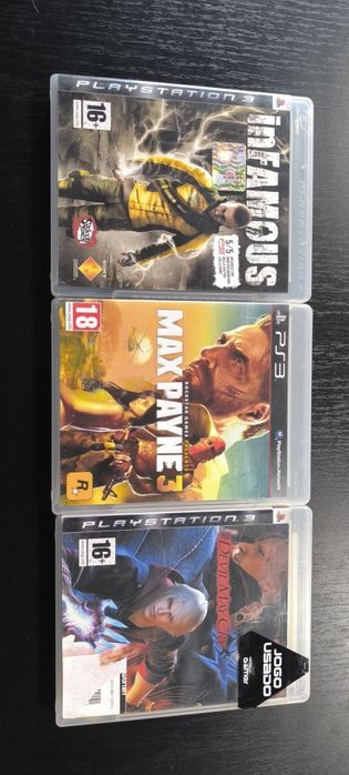 Max payne 3/Devil may cry 4/Infamous PlayStation 3