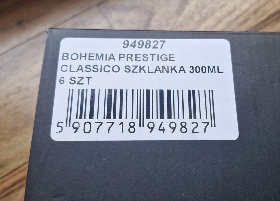 Zestaw Bohemia Prestige Classico szklanki 300ml kpl 6 szt.