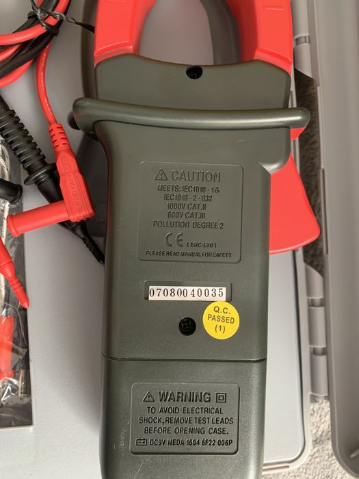 Струмові кліщі мультиметр clamp meter MS2001C
