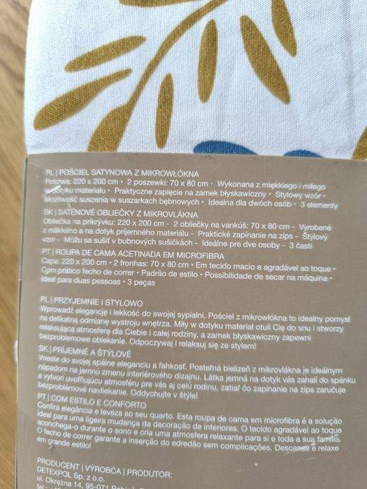 Pościel satynowa 200*220