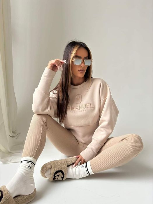 Bluza damska LaManuel Lift Me beżowa