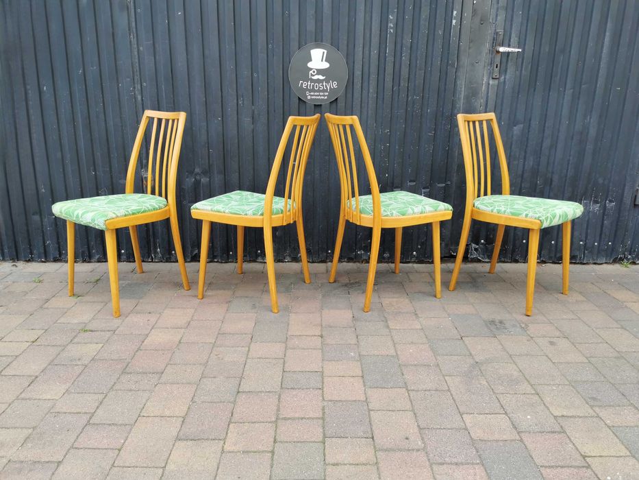 Krzesła TON proj. Antonín Šuman, Czechosłowacja '60 Design, Prl, RETRO