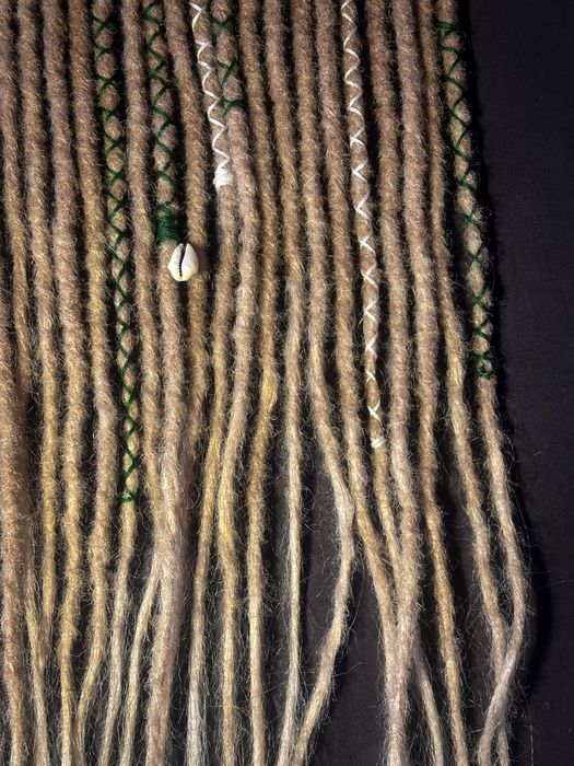 Boho Dredy Handmade 64 cm – Konikolon | Styl Hippie | Z Ozdobami