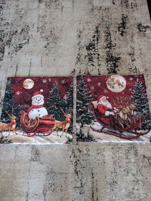 Fronhas para almofada de natal