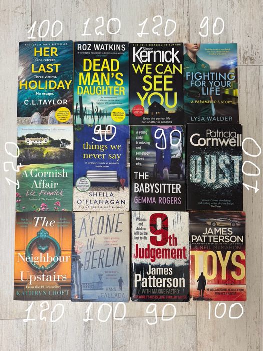 Книги англійською мовою, лот книг