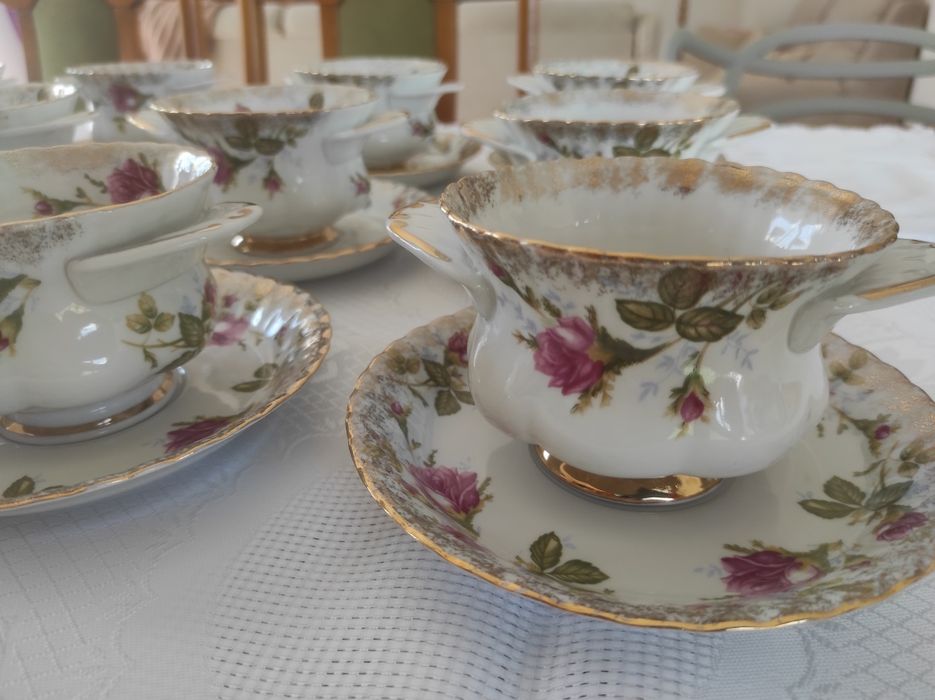 Bulionówki Porcelana Iwona Chodzież oryginał