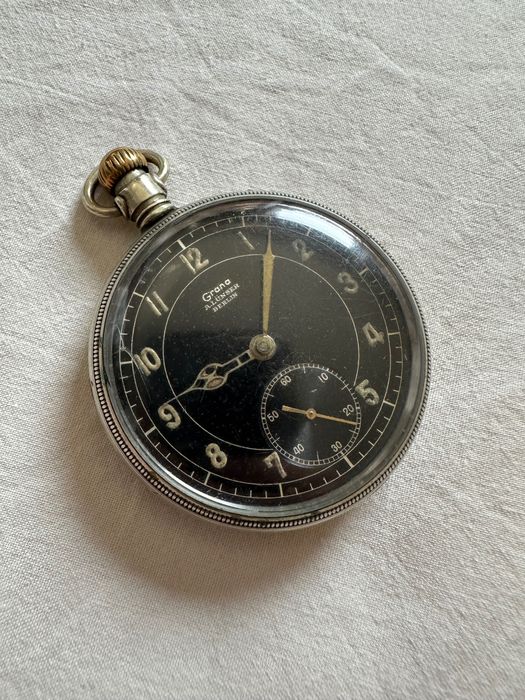 Zegarek kieszonkowy wojskowy WW2 luftwaffe omega Kriegsmarine Wehrmacht